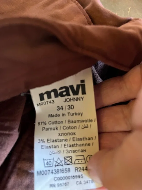 Mavi Men's Burnt Sienna Chino Pants - Picture 4 of 5